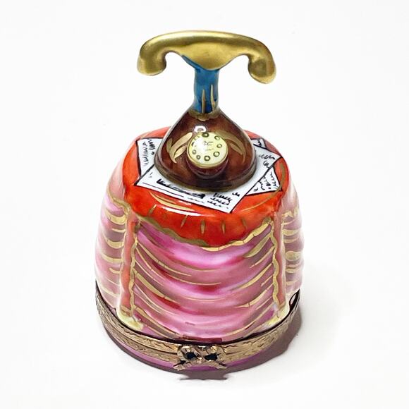 Limoges Box Telephone Hand Painted Porcelain Trinket - Picture 1 of 4